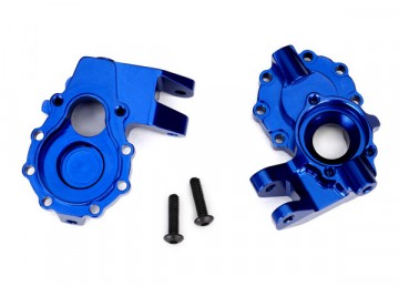 Traxxas 8252X Portal Housing Inner Front Alu Blue Left/Right (2)  TRX-4/6