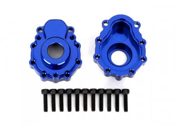 Traxxas 8251X Portal Housing Outer Alu Blue Front/Rear (2) TRX-4/6*