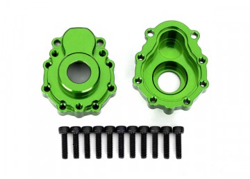 Traxxas 8251G Portal Housing Outer Alu Green Front/Rear (2) TRX-4/6