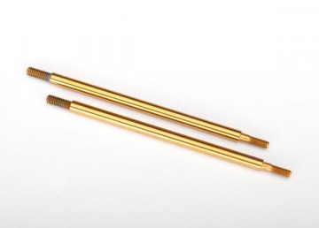 Traxxas 8463T Shock Shaft TiN-coated 74mm GTR (for #8460) (2)