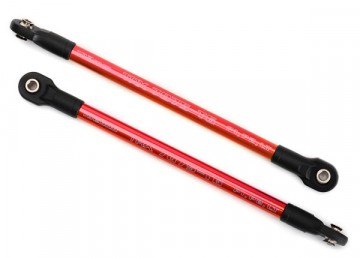 Traxxas 8618R Push Rod Alu Red w/ Rod Ends (2) E-Revo 2 DISC. repl. 8619R