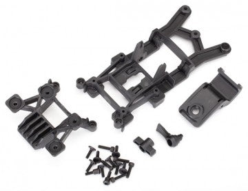 Traxxas 6720 Body Mounts F&R Set Rustler 4x4
