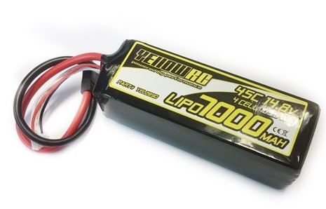 LiPo 7000mAh 45C 14,8V TRX plugs, Yellow RC - YEL2890