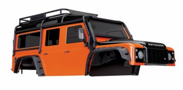 Traxxas 8011A Body Land Rover Defender Orange Complete
