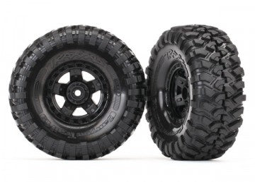 Traxxas 8179 Tires & Wheels Canyon Trail/TRX-4 Black 1.9" (2)
