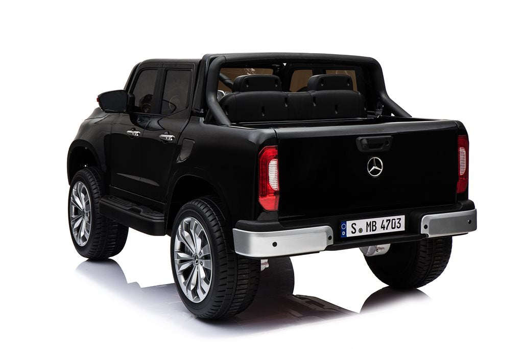 Mercedes X-Class Sort 4WD – 4x12V Elbil til Børn