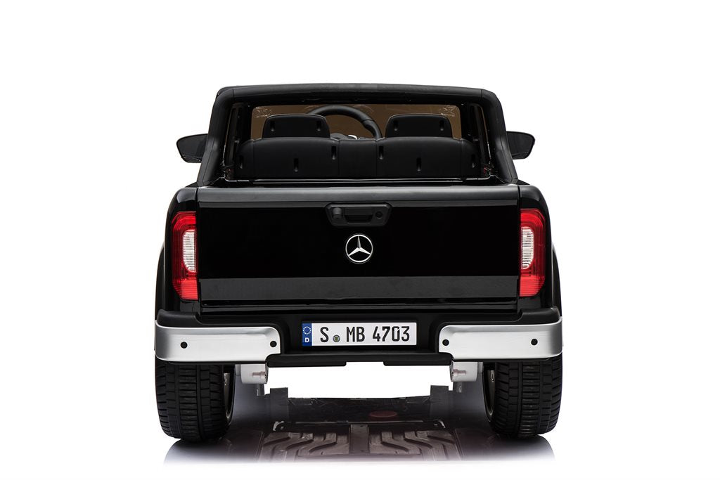 Mercedes X-Class Sort 4WD – 4x12V Elbil til Børn