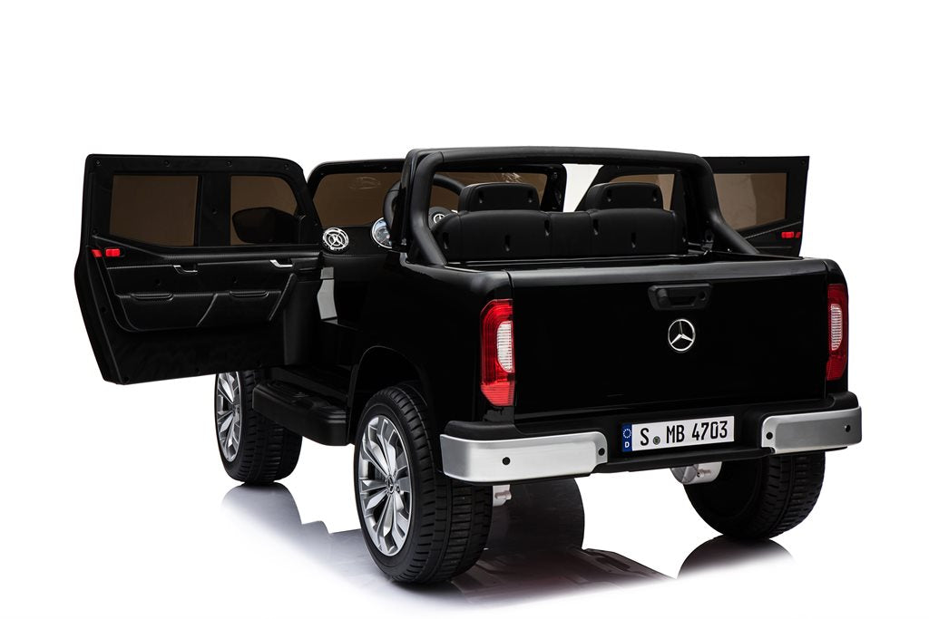 Mercedes X-Class Sort 4WD – 4x12V Elbil til Børn