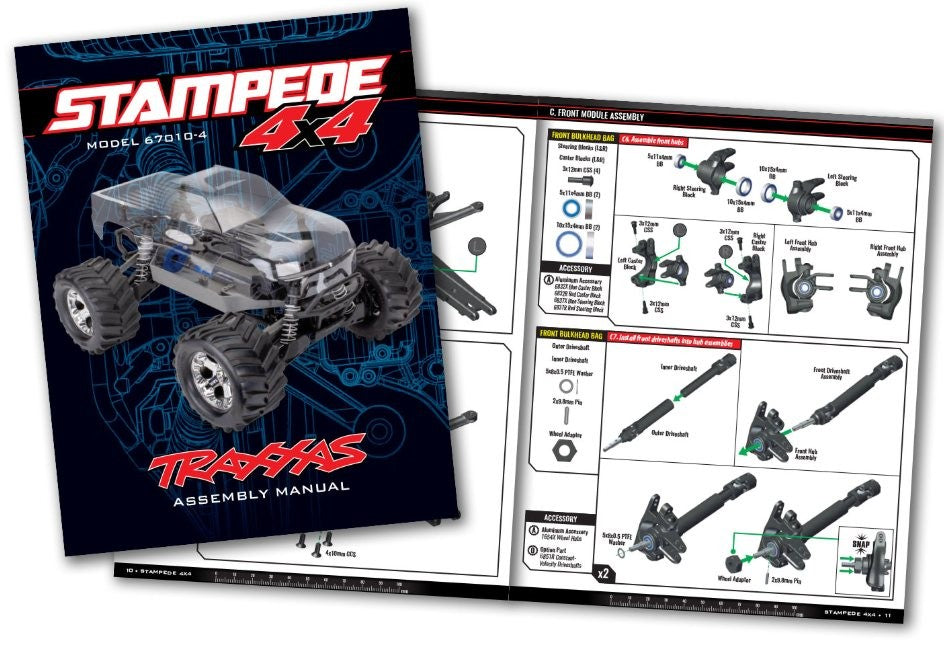Stampede 4X4 Unassembled Kit - saml selv Stampede