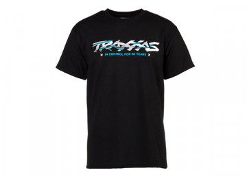 TRX1373-L T-shirt Black Traxxas-logo Sliced L