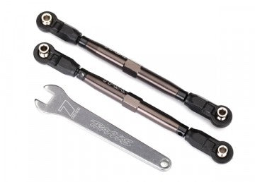 Traxxas 8547A Toe Links Front Complete Alu Grey with Wrench (2) UDR
