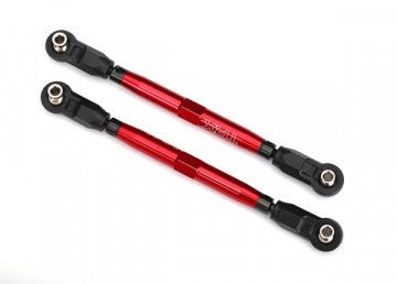 Traxxas 8547R Toe Links Front Complete Alu Red with Wrench (2) UDR
