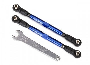 Traxxas 8547X Toe Links Front Complete Alu Blue with Wrench (2) UDR