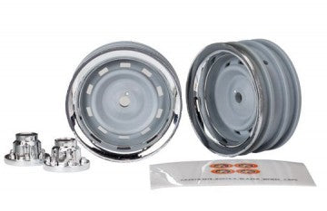 Traxxas 8165 Wheels Chrome 1.9" + Center Caps (for Stub Axle #8225A)
