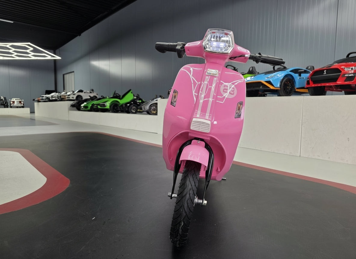 Children's scooter 24 volt pink