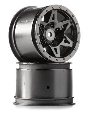 AR510043 Wheel Black Chrome Rear (2) Raider
