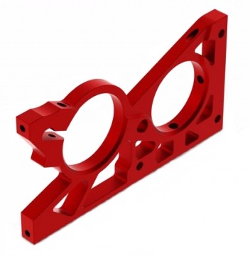 AR320262 Bulkhead Mid-Rear Aluminium Red