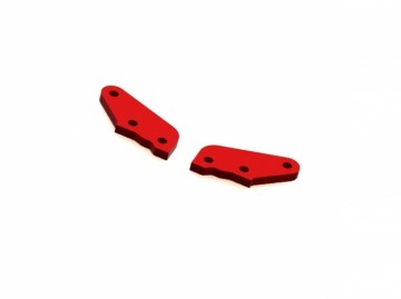 AR340106 Steering Plate B Aluminum Red (2) Senton