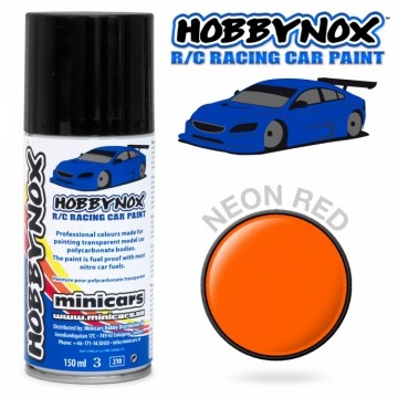 Neon Red RC Racing Car Spray Paint 150 ml