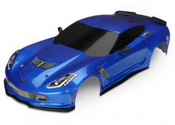 Traxxas 8386X Body Chevrolet Corvette Z06 Blue Painted