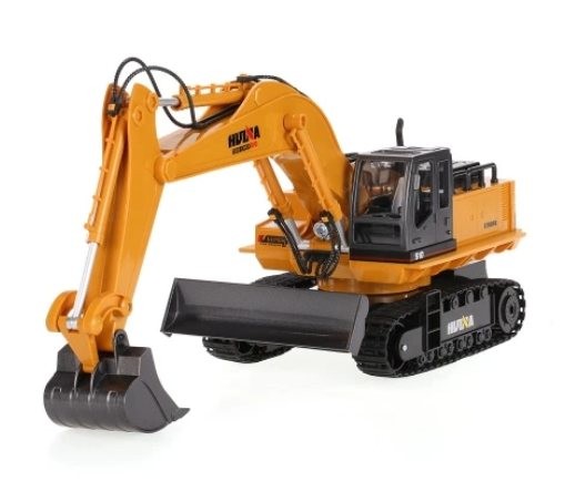 Fjernstyret gravko med bevægelig skraber foran - 11 funktioner!