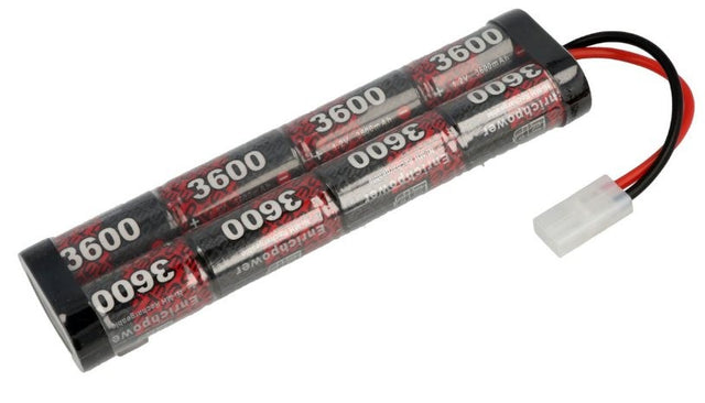 9,6V NiMh 3600mAh batteri stick-pack - tamiya stik