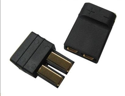 Traxxas stik løse. 1 styk Traxxas han-stik og 1 styk Traxxas hun-stik