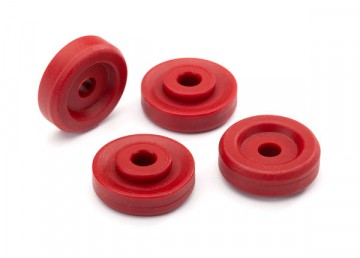 Traxxas 8957R Wheel Washers Red (4) Maxx