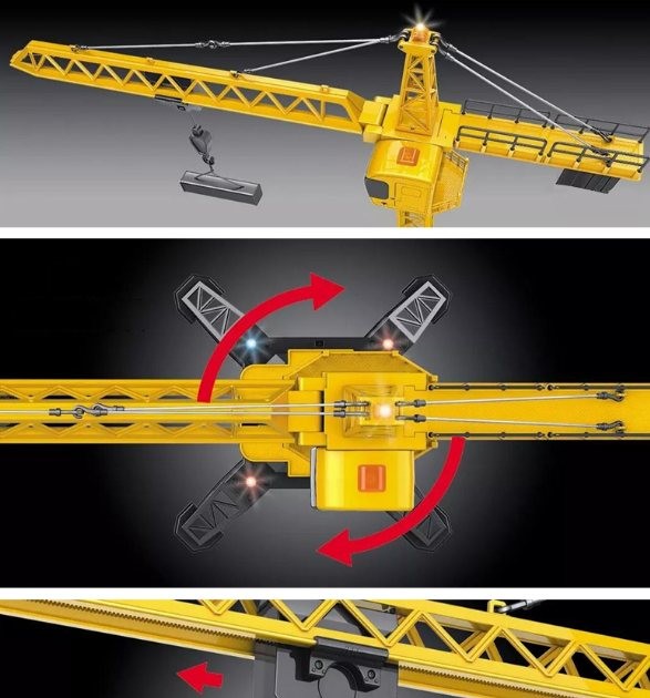 Huina 1585 fjernstyret tårnkran