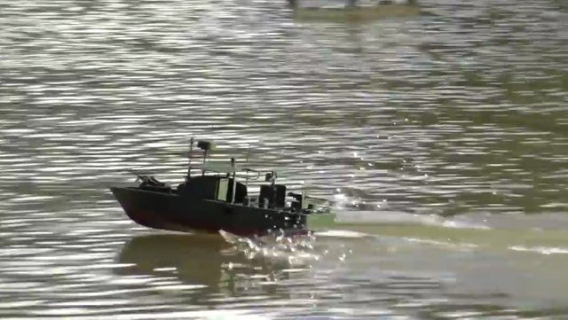 Fjernstyret patruljemotorbåd vietnamkrig stil