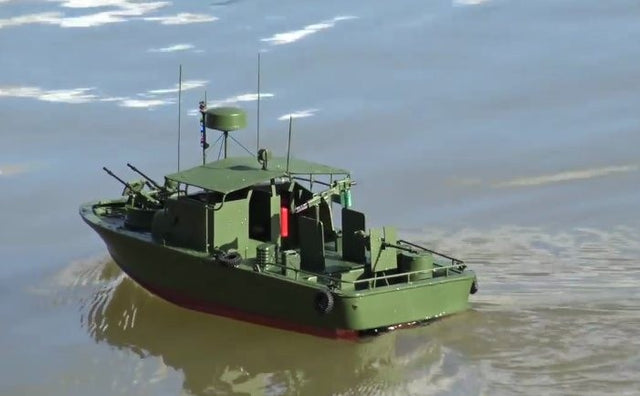 Fjernstyret patruljemotorbåd vietnamkrig stil
