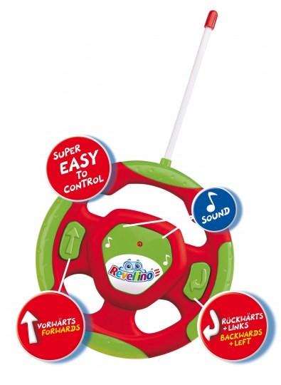 Fjernstyret plyspolstret "traktor" til de mindste