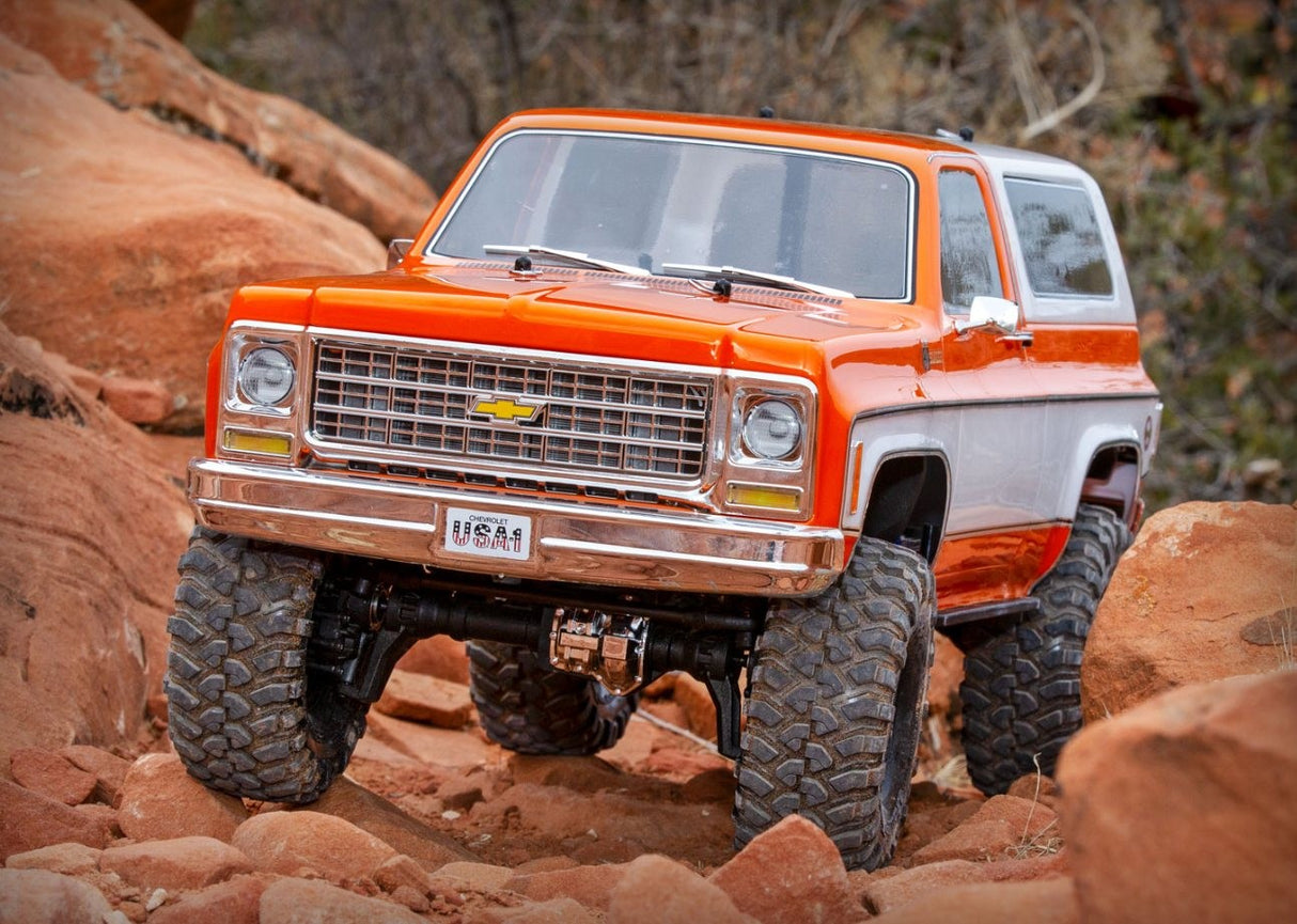 Traxxas TRX-4 Chevy Blazer K5 red orange