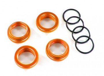 Traxxas 8968A Spring Adjuster Alu Orange GT-Maxx (4)