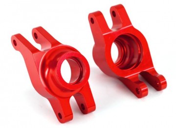 Traxxas 8952R Stub Axle Carriers Rear Alu Red (Pair) Maxx* (Replaced by #10252-RED)