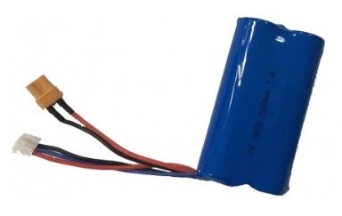 LiPo-batteri 7,4V 2000mAh - Huina 1582,1583,1585 XT30 stik