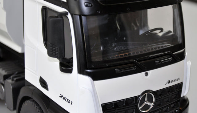 Mercedes LKW Kipper PRO Metall 2,4GHz RTR (Hvid)