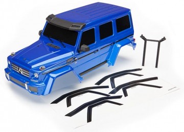 Traxxas 8811X Body Mercedes G500 TRX-4 Complete Blue