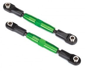 Traxxas 3643G - Turnbuckle Complete Alu Green Camber Link 83mm (2)