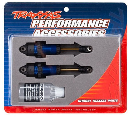 Traxxas 7461 - Shocks Blue GTR Long without springs (2)