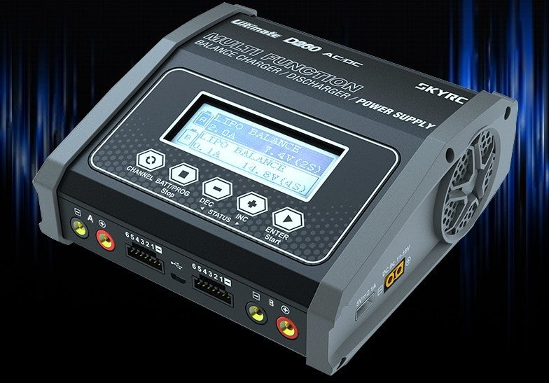 SkyRC D250 Ultimate Duo 250W - AC/DC Balance Charger / Discharger / Power Supply