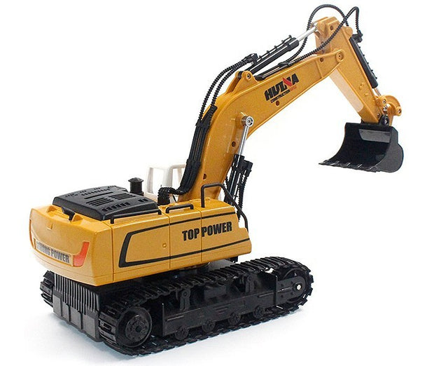 Fjernstyret gravemaskine med autograv - fuld styrbar!