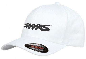 Traxxas 1188-WHT-LXL Hat Curved White Traxxas Logo L-XL