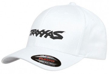 Traxxas 1188-WHT-SM Hat Curved White Traxxas Logo S-M