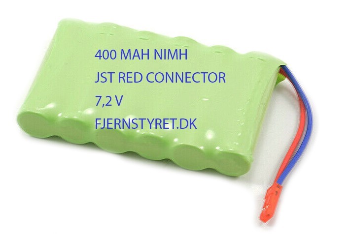 NiMh batteri 400mAh 7.2V - ekstra batteri til f.eks. Huina
