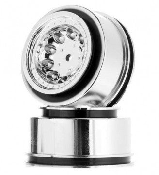 RPM Wheels Revolver 2.2/3.0" Chrome (2) Slash 4x4, Slash 2WD Rea - 82333