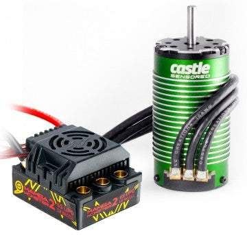 Castle Creations MAMBA MONSTER-2 1:8 25V WP ESC & 1512-2650KV Sensor Motor - 010-0108-04
