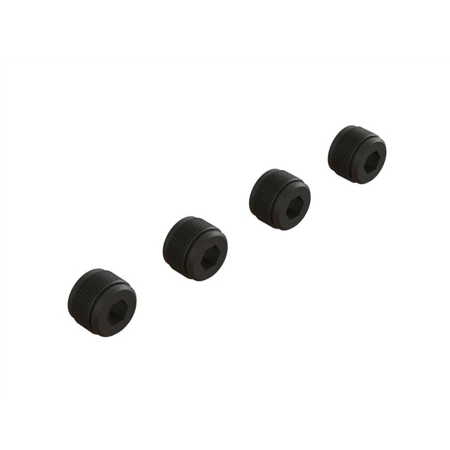 ARRMA Hub Nut Red (4)
