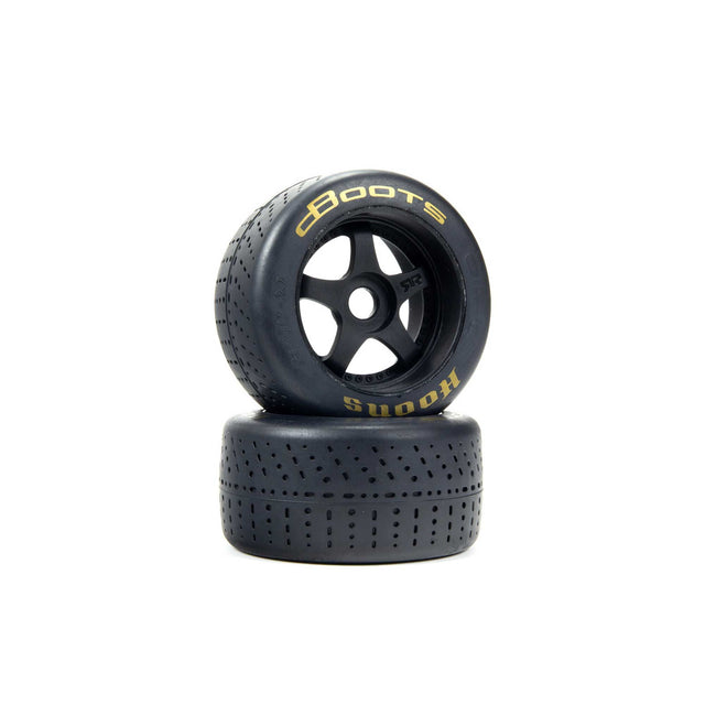 ARRMA 1/7 dBoots Hoons Rear 107 Gold Pre-Mounted Belted Tires 17mm Hex (2)