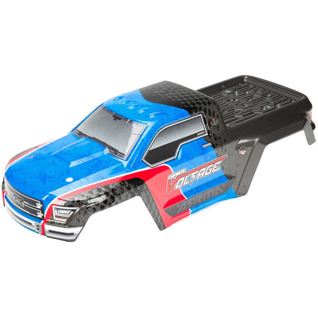 ARRMA Painted Body with Decals Blue/Black Granite Voltage